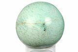 Chatoyant, Polished Amazonite Sphere - Madagascar #182923-1